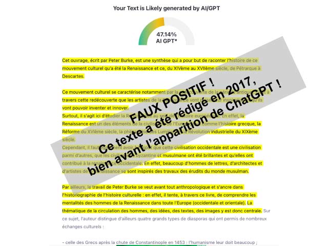 Détecteurs de contenu généré par l'IA : info ou intox