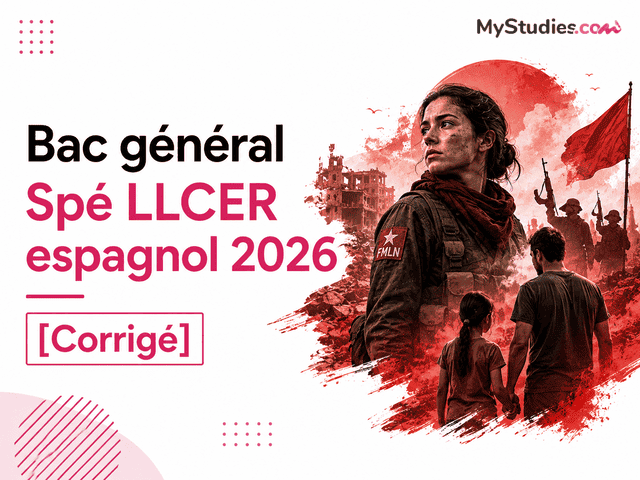 Bac général Spé LLCER espagnol 2026 [Corrigé]