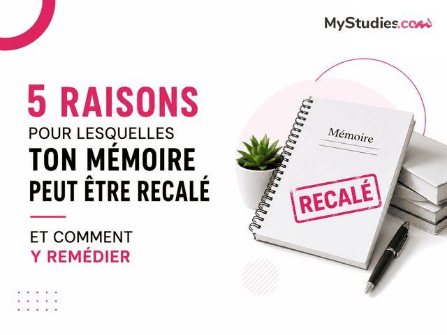 5 raisons pour lesquelles ton mémoire peut être recalé et comment y remédier 5 raisons pour lesquelles ton mémoire peut être recalé et comment y remédier