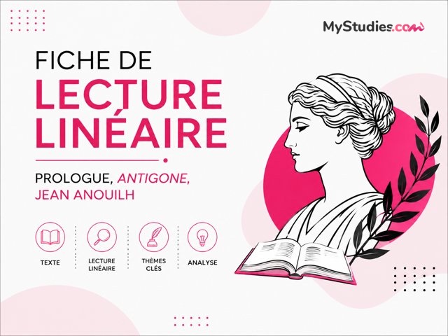 Fiche de lecture linéaire - Prologue, Antigone, Jean Anouilh Fiche de lecture linéaire - Prologue, Antigone, Jean Anouilh