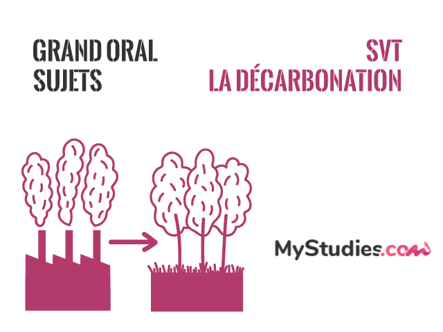 Idée de sujet de Grand oral spécialité SVT : la décarbonation
