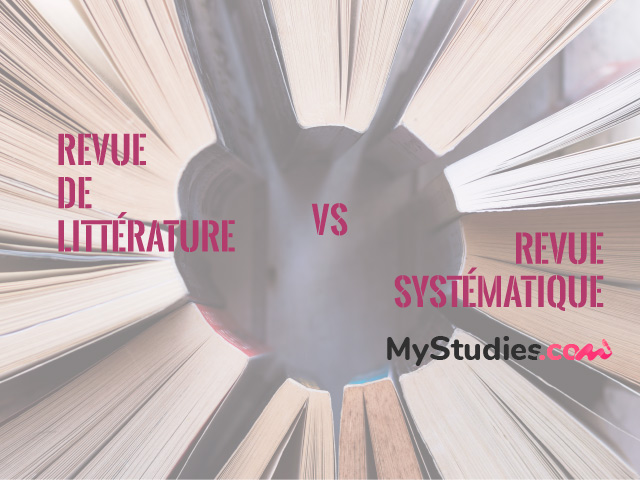 Revue de littérature vs revue systématique - quelle différence